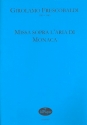 Missa sopra l'aria di Monaca fr 8 Stimmen (gem Chor) und Bc (Orgel) Partitur (Bc nicht ausgesetzt)
