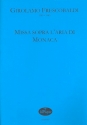 Missa sopra l'aria di Monaca fr 8 Stimmen (gem Chor) und Bc (Orgel) Partitur (Bc nicht ausgesetzt)