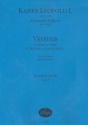 Vesperis in dedicatione S.Michaelis Archangeli fr Soli, gem Chor und Instrumente Partitur