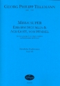 Missae super Erbarm dich mein TWV9:96  und  Ach Gott vom Himmel TWV9:1 fr gem Chor und Bc (Instrumente ad lib) Partitur (Bc nicht ausgesetzt)