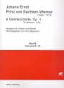 6 Konzerte op.1 Band 2 (Nr.4-6) fr Violine, Streicher und Bc fr Violine und Klavier