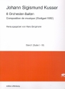 6 Orchester-Suiten Band 1 (Nr.1-3) fr Streicher (Cembalo ad lib) Partitur