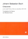 Chaconne aus Partita Nr.2 BWV1004 fr Violine fr Gitarre