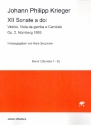 12 Sonate a doi op.2 Band 1 (Nr.1-6) fr Violine, Viola da gamba und Cembalo Partitur und Stimmen