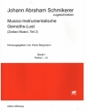 Musico-Instrumentalische Gemths-Lust (Zodiaci Musici, Teil 2) Band 1 fr Violino, Violetta (in Violinschlssel), Viola, Violone o Cembalo Partitur und Stimmen