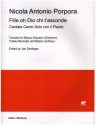 Fille oh Dio chi t'asconde fr Mezzosopran (Sopran), Altblockflte und Bc Partitur und Stimmen