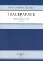 Trauermusik op.18 fr 4 Hrner Partitur und Stimmen