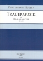 Trauermusik op.18 fr 4 Hrner Partitur und Stimmen