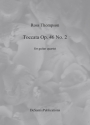 Toccata op.46,2 fr 4 Gitarren Partitur