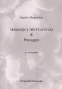Homenaje a Abel Carlevaro  und  Paesaggio f�r Gitarre
