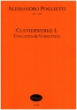 Clavierwerke Band 1 - Toccaten und Versetten fr Klavier