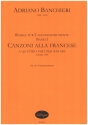Canzoni alla Francese a 4 voci per sonare fr ein Tasteninstrument