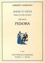 Amor ti vieta di non amar aus Fedora fr Tenor und Klavier (it/en/dt)