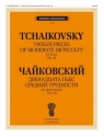 Pyotr Ilyich Tchaikovsky, 12 Pieces of Moderate Difficulty, Op. 40 Piano