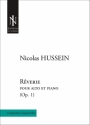 Nicolas Hussein, Rverie Op. 1 alto et piano Partition + partie d'alto