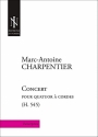 Marc-Antoine Charpentier, Concert (H.545) quatuor  cordes Conducteur + 4 parties spares