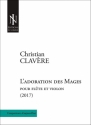 Christian Clavre, L'adoration des Mages flte et violon partie de violon + partie de flte