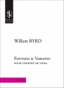 William Byrd, Fantasia & Variatio consort de violes (a4) Conducteur + 4 parties spares