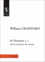 William Cranford, In Nomine a 5 consort de violes (a5) Conducteur + 5 parties spares