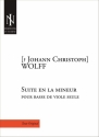 Johann Christoph Wolff, Suite en La mineur basse de viole seule partition