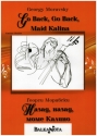 Go back, go back, Maid Kalina for guitar