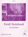 Verdi Notebook for flute flute solo