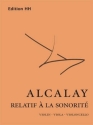 Alcalay, Luna relatif  la sonorit  Set of parts