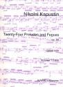 24 Preludes and fugues op.82 vol.1 (nos.1-12) for piano