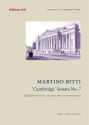 HH346FSP  M.Bitti, Cambridge Sonata No.7 fr Violine und bc