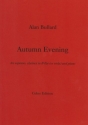 Alan Bullard Autumn Evening clarinet, voice & piano