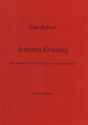Alan Bullard Autumn Evening clarinet, voice & piano