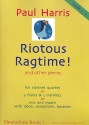 Riotous Ragtime! and other pieces for 4-part wind ensemble score and parts