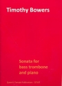 Sonata for bass trombone and piano Partitur und Stimme