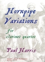 Hornpipe Variations for 4 clarinets score and parts