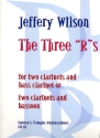 The 3 R's for 2 clarinets and bass clarinet (bassoon) score and parts
