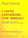 I hate crossing the Break for clarinet and piano Partitur und Stimme