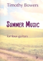 Summer Music for 4 guitars score and parts