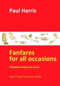 Fanfares for all occasions for 3-9 brass instruments score and parts