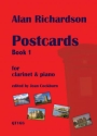Postcards vol.1 for clarinet and piano Partitur und Stimme