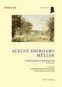 Mller, August Flute concerto in E minor  Full score