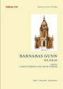 Barnabas Gunn Six solos  Full score and parts