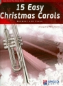 15 easy Christmas Carols (+CD) for trumpet and piano