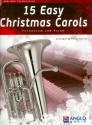 15 easy Christmas Carols (+CD) for euphonium and piano