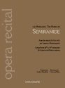 La musica de Semiramide per soprano (mezzosoprano) e orchestra (certe parte con coro) riduzioni canto e pianoforte