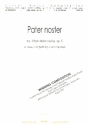 Pater noster op.5,1 fr gem Chor a cappella Partitur (la)