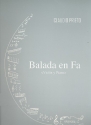 Balada en Fa fr Violine und Klavier