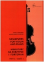 Miniatures vol.1 for violin and piano