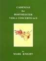 Cadenzas for the Viola Concerto D major Knight, Mark, ed