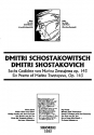 6 Gedichte von Marina Zwetajewa op.143 fr Altstimme und Klavier (russ/deutsch)