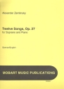 12 songs op.27 for soprano and piano (en/d)